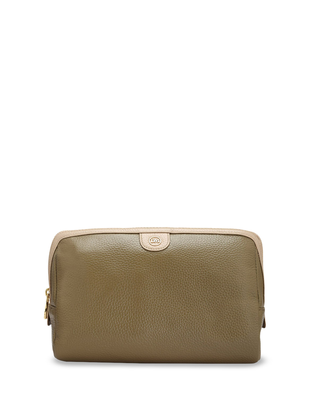 

Da Milano Textured Travel Pouch, Green