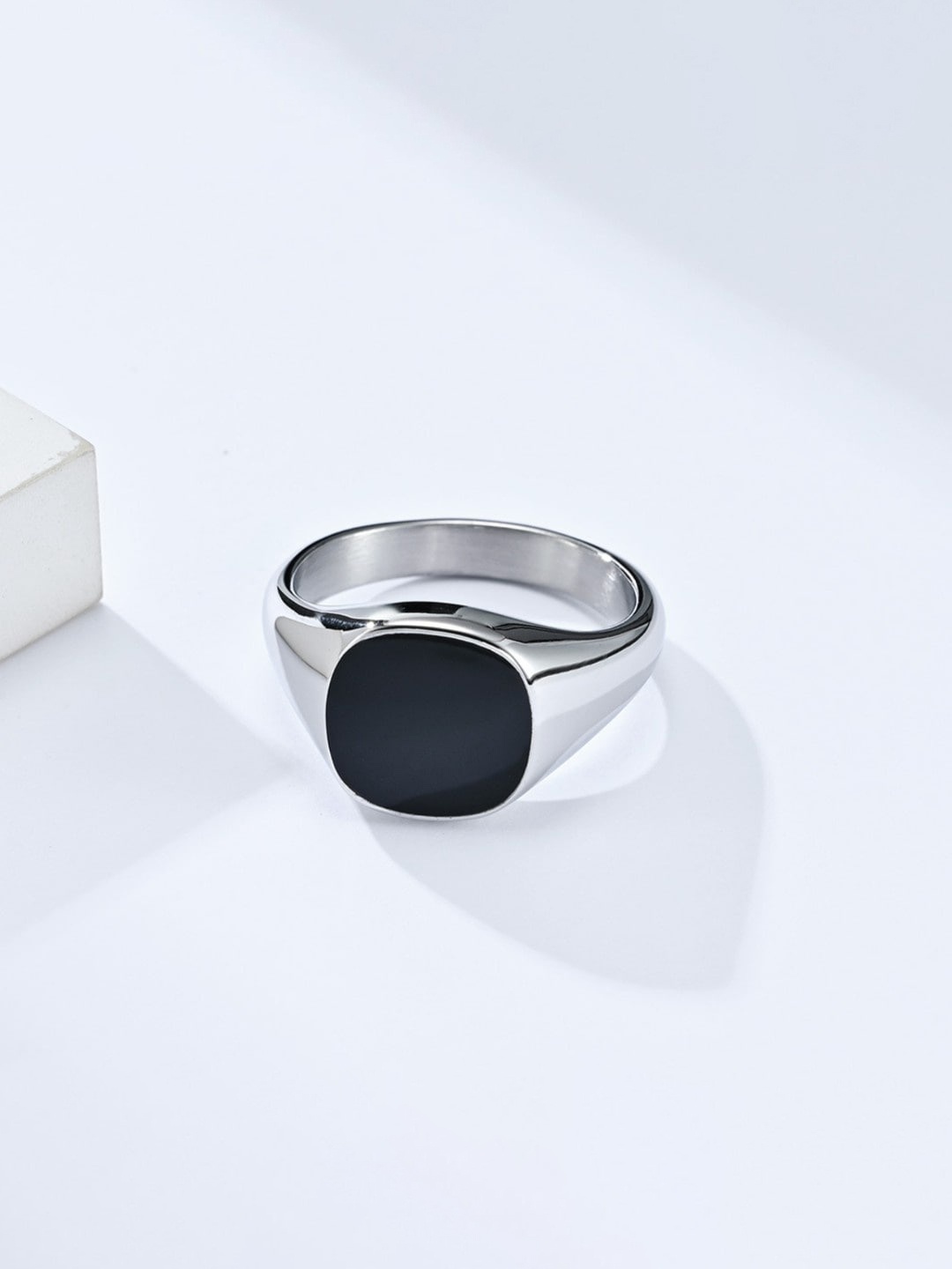 

SALTY Stainless Steel Vintage Punk Finger Rings, Silver