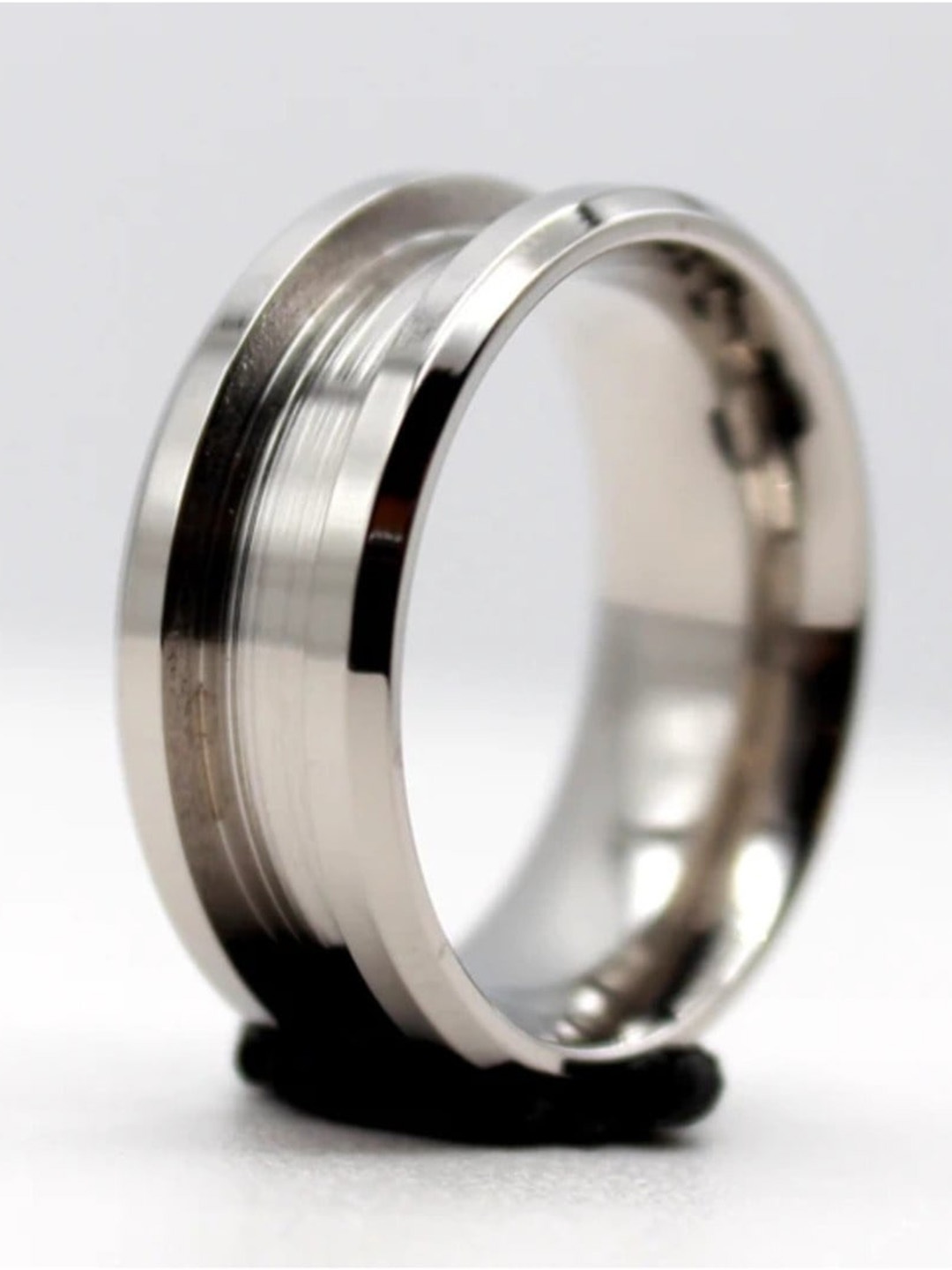 

SALTY Men Stainless Steel Pompeii Finger Rings, Silver