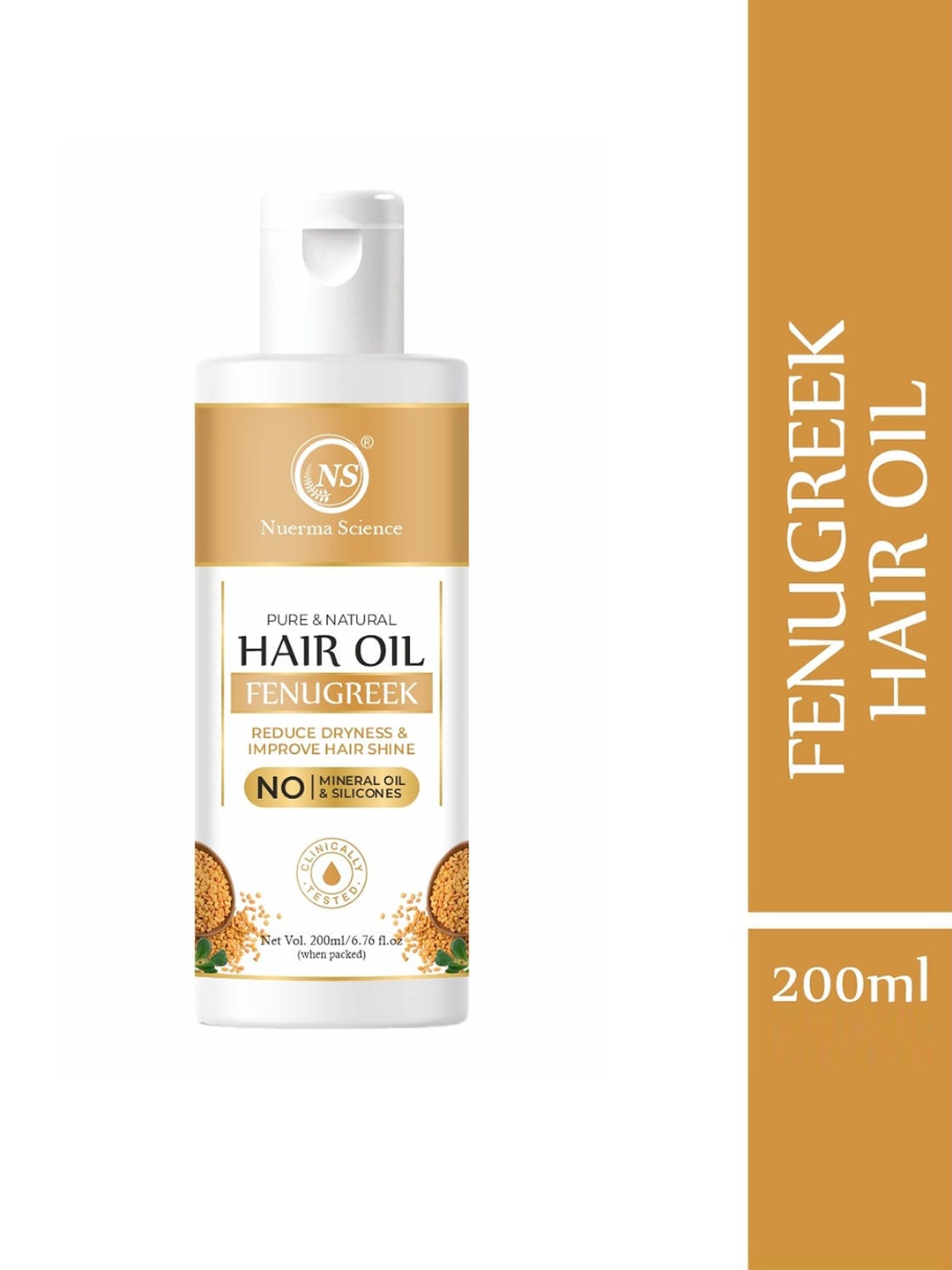 

Nuerma Science Dandruff Control Fenugreek Hair Oil - 200ml, Na