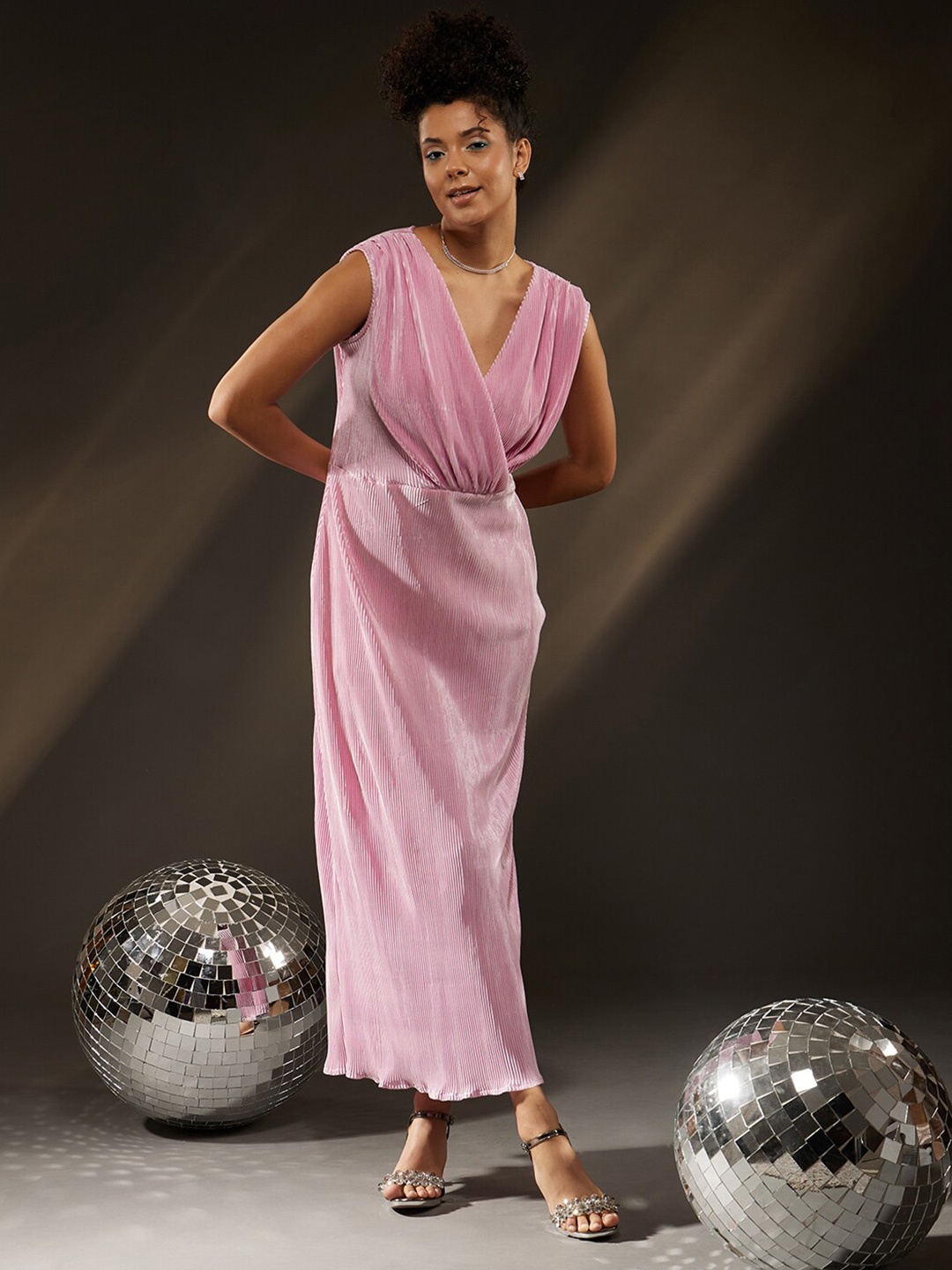 

BAESD Sleeveless Maxi Dress, Pink