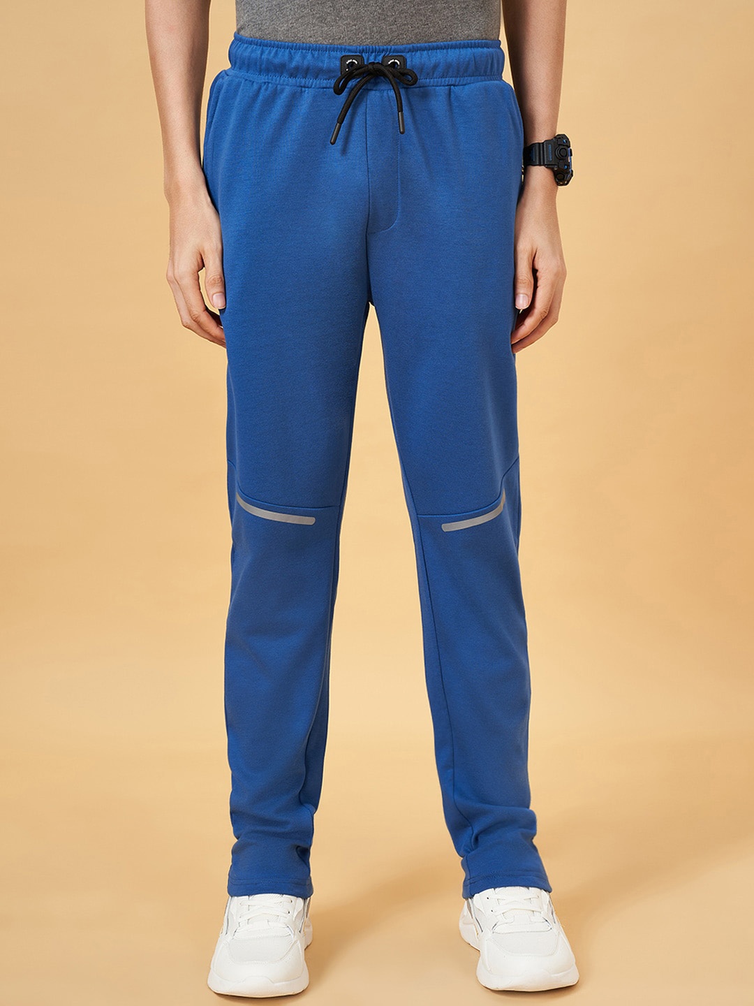 

Ajile by Pantaloons Men Mid-Rise Track Pant, Blue