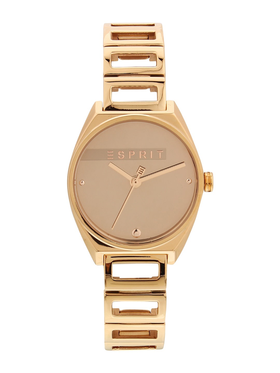 

ESPRIT Women Stainless Steel Dial & Bracelet Style Straps Analogue Watch ES1L058M0035, Rose gold
