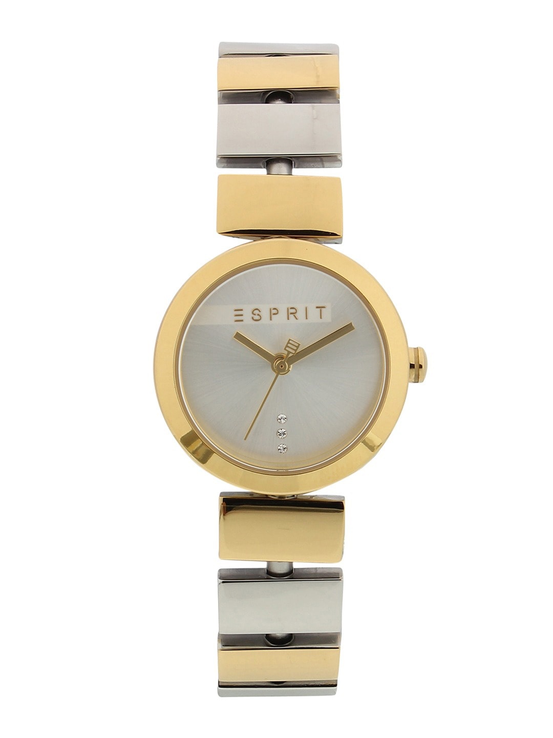

ESPRIT Women Stainless Steel Dial & Bracelet Style Straps Analogue Watch ES1L079M0045, Silver