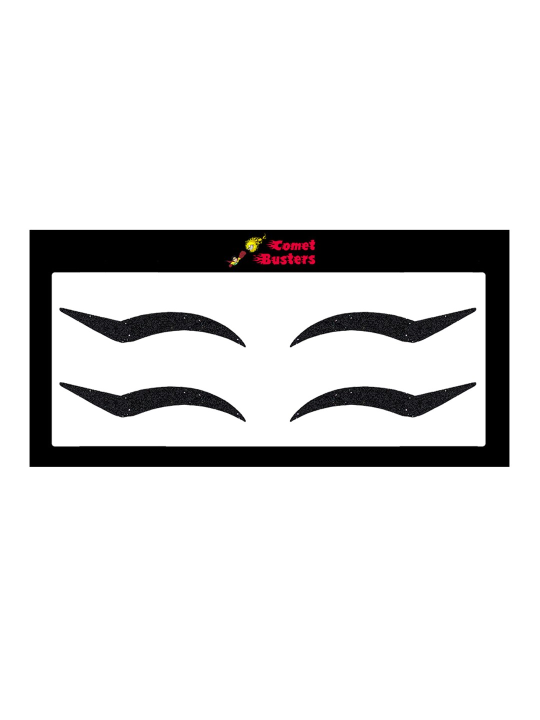 

Comet Busters Glitter Eyeliner Stickers, Black