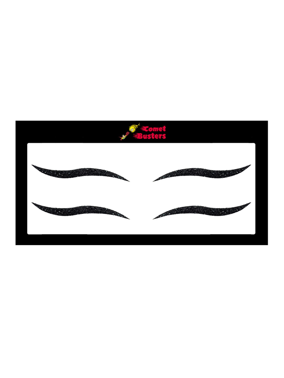 

Comet Busters Glitter Eyeliner Stickers, Black
