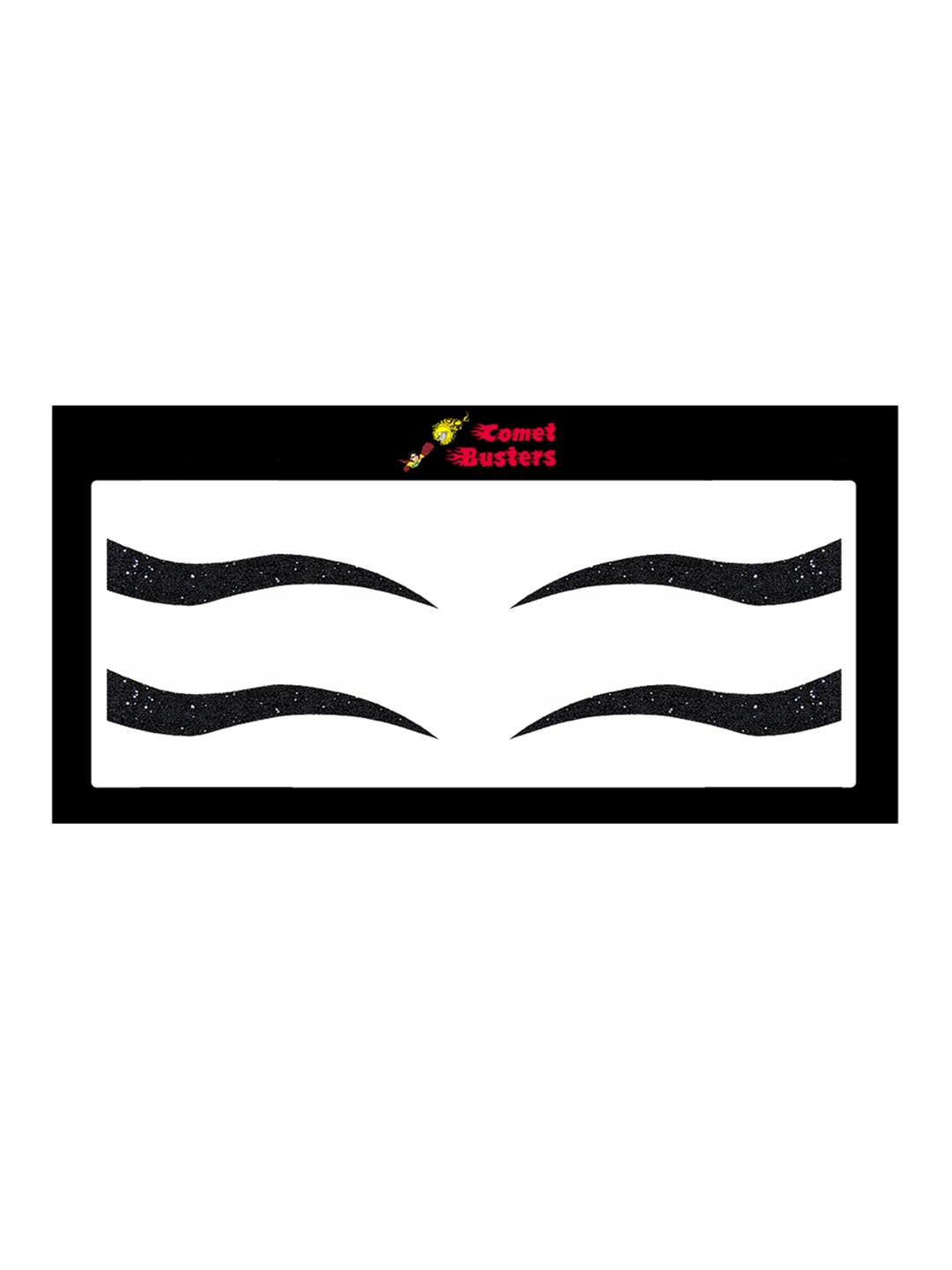 

Comet Busters Glitter Eyeliner Stickers, Black