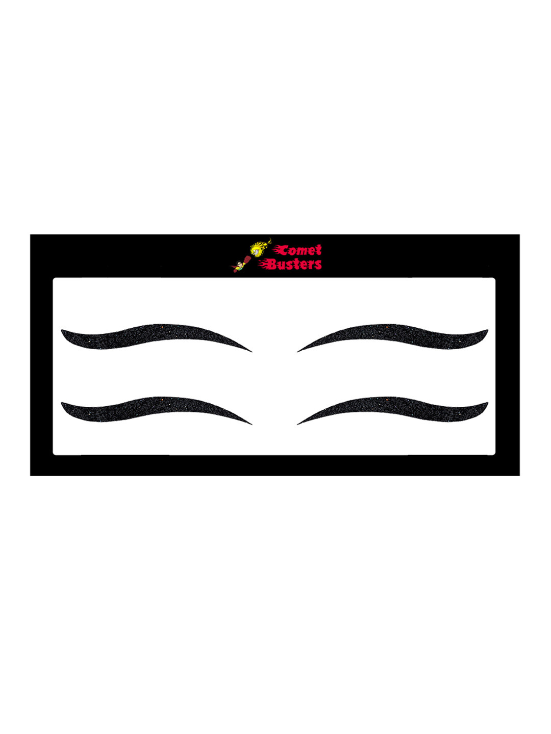 

Comet Busters Glitter Eyeliner Stickers, Black
