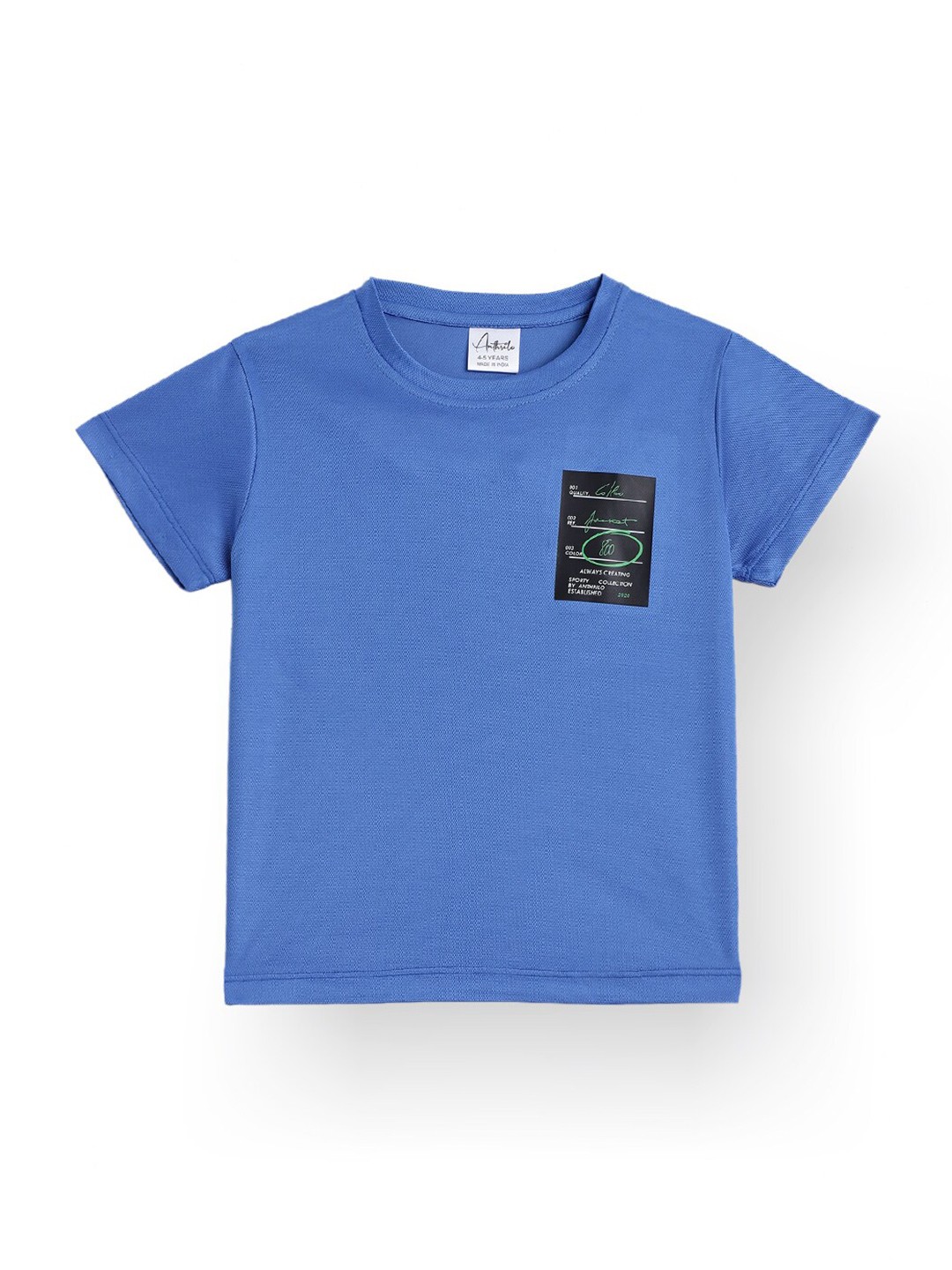 

Anthrilo Boys Short Sleeves Sports T-shirt, Blue