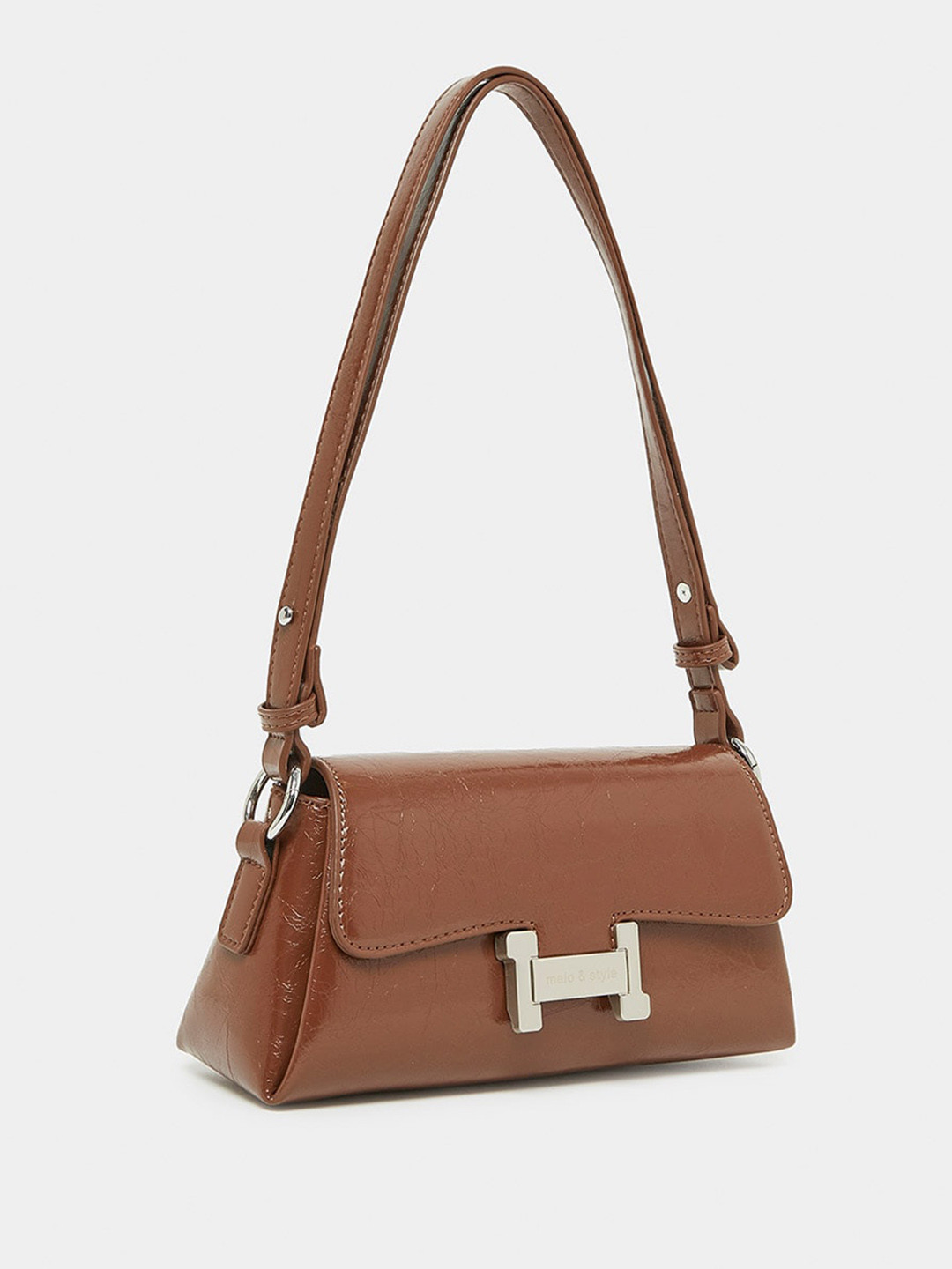 

Styli Textured Shopper Handheld Bag, Brown