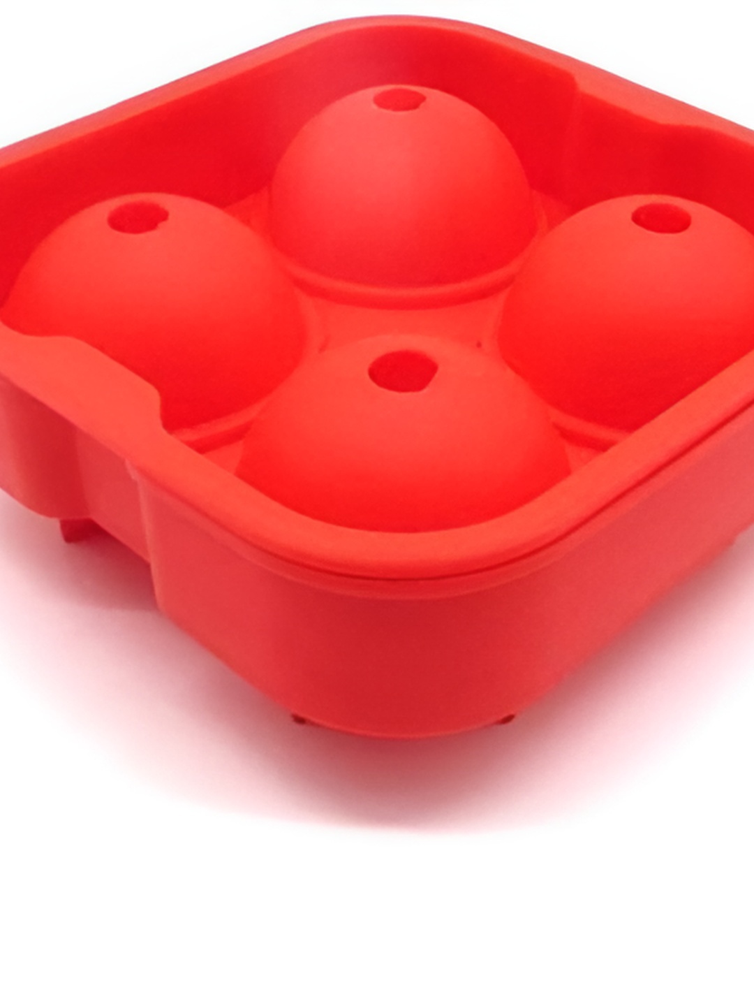 

Alexvyan Red Silicone Round Pop Up Ice Moulds