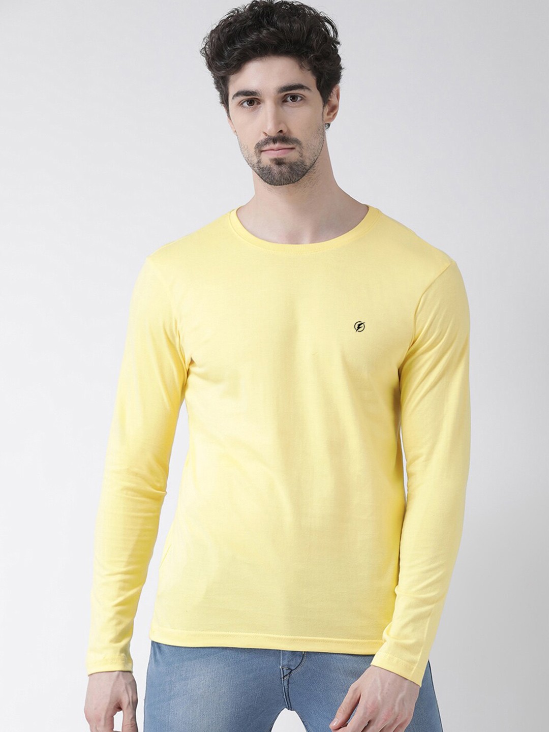 

Friskers Pure Cotton Slim Fit T-shirt, Yellow