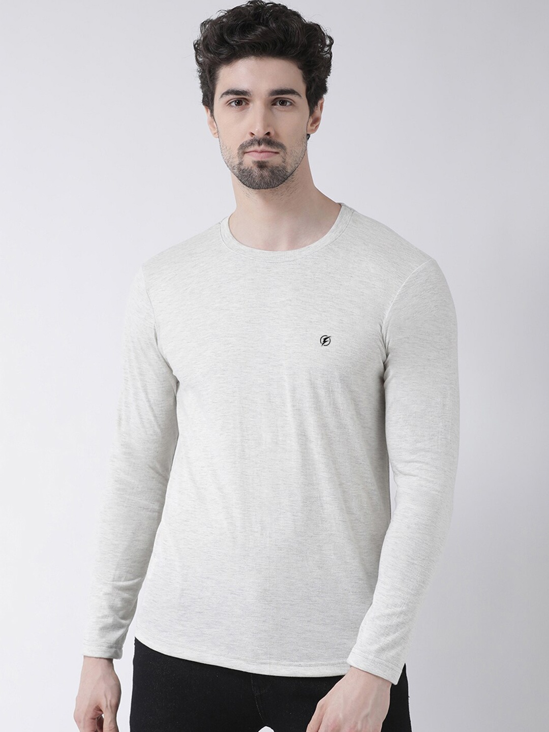 

Friskers Pure Cotton Slim Fit T-shirt, Grey