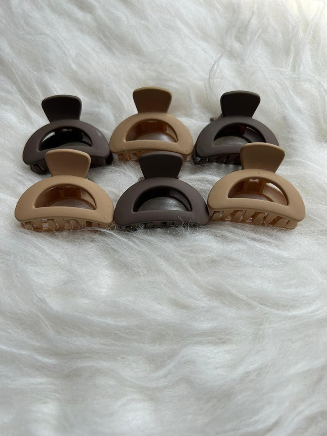 

CHRONEX 6-Pcs Oval Claw Clip, Black