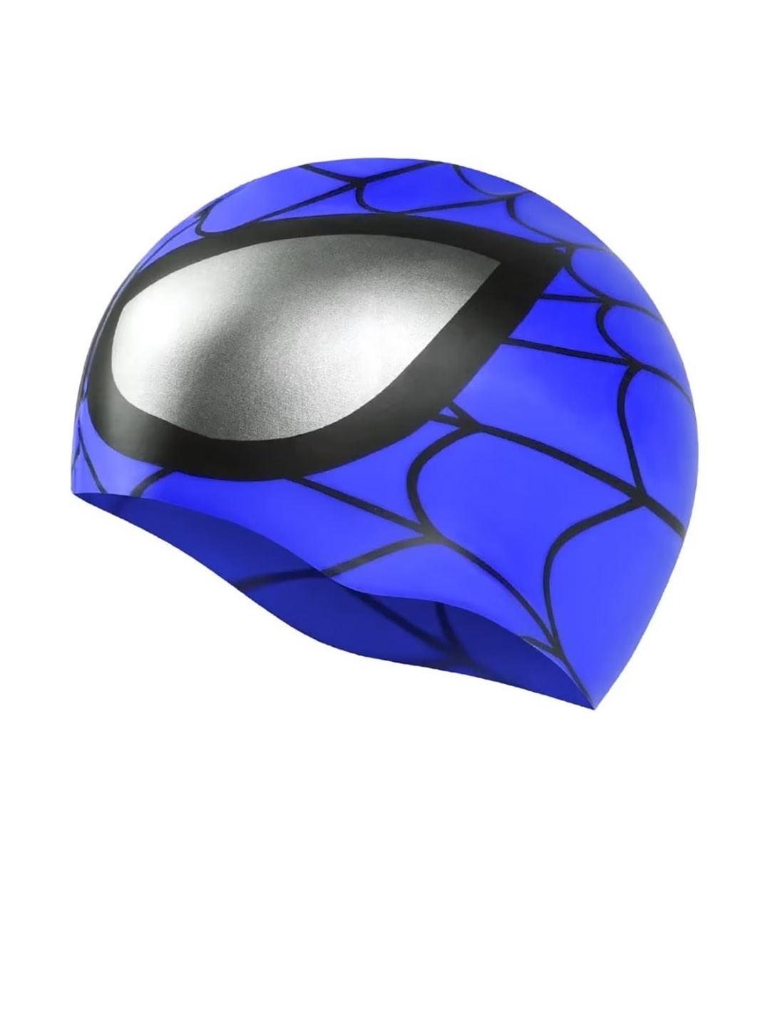 

EL REGALO Boys Printed Water Proof Swim Cap, Blue