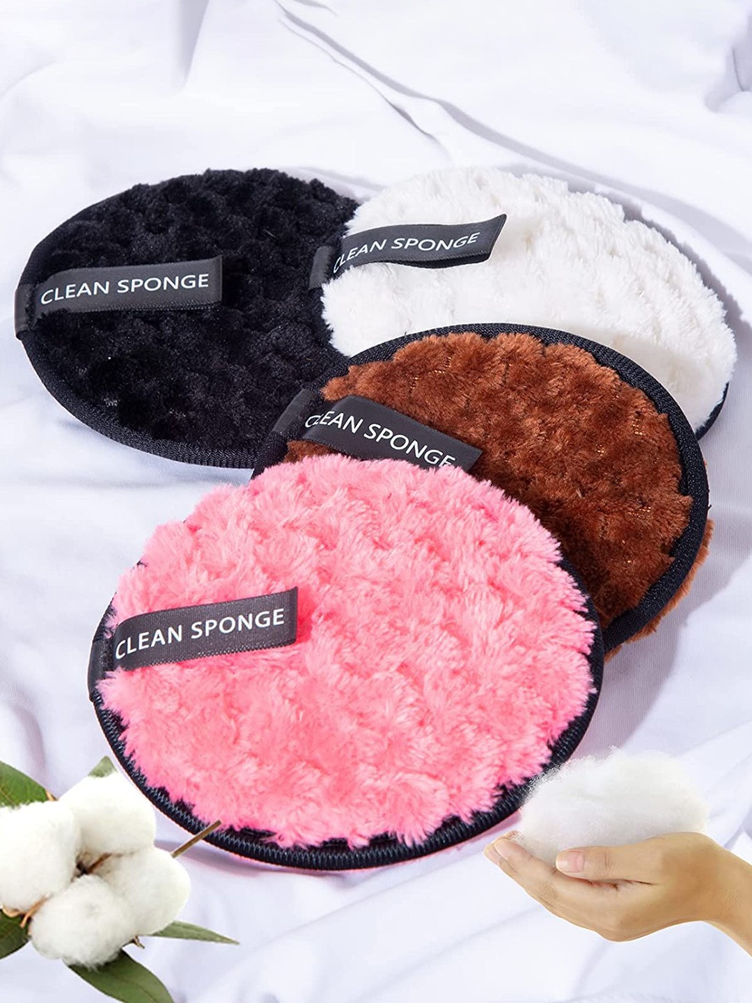 

CHRONEX Makeup Remover Sponge Soft Face Cleansing Pads, Assorted