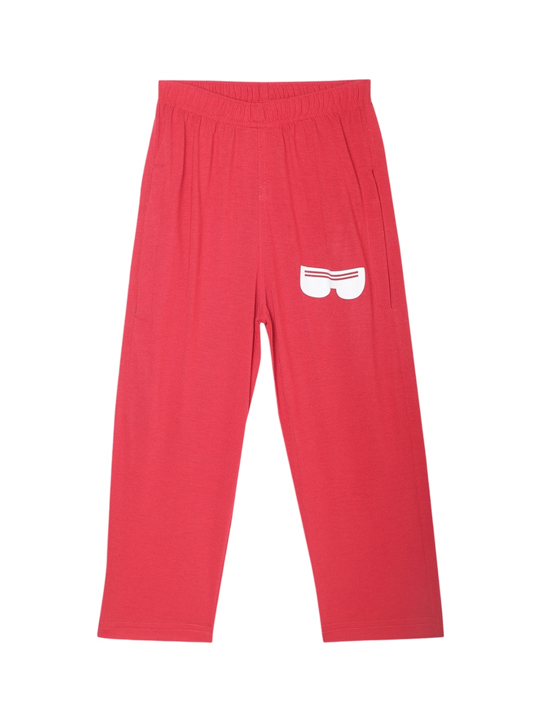 

VIMAL JONNEY Kids Printed Track Pants, Red