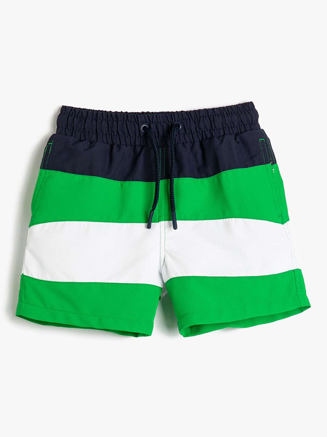 

Koton Boys Striped Swim Shorts, Green