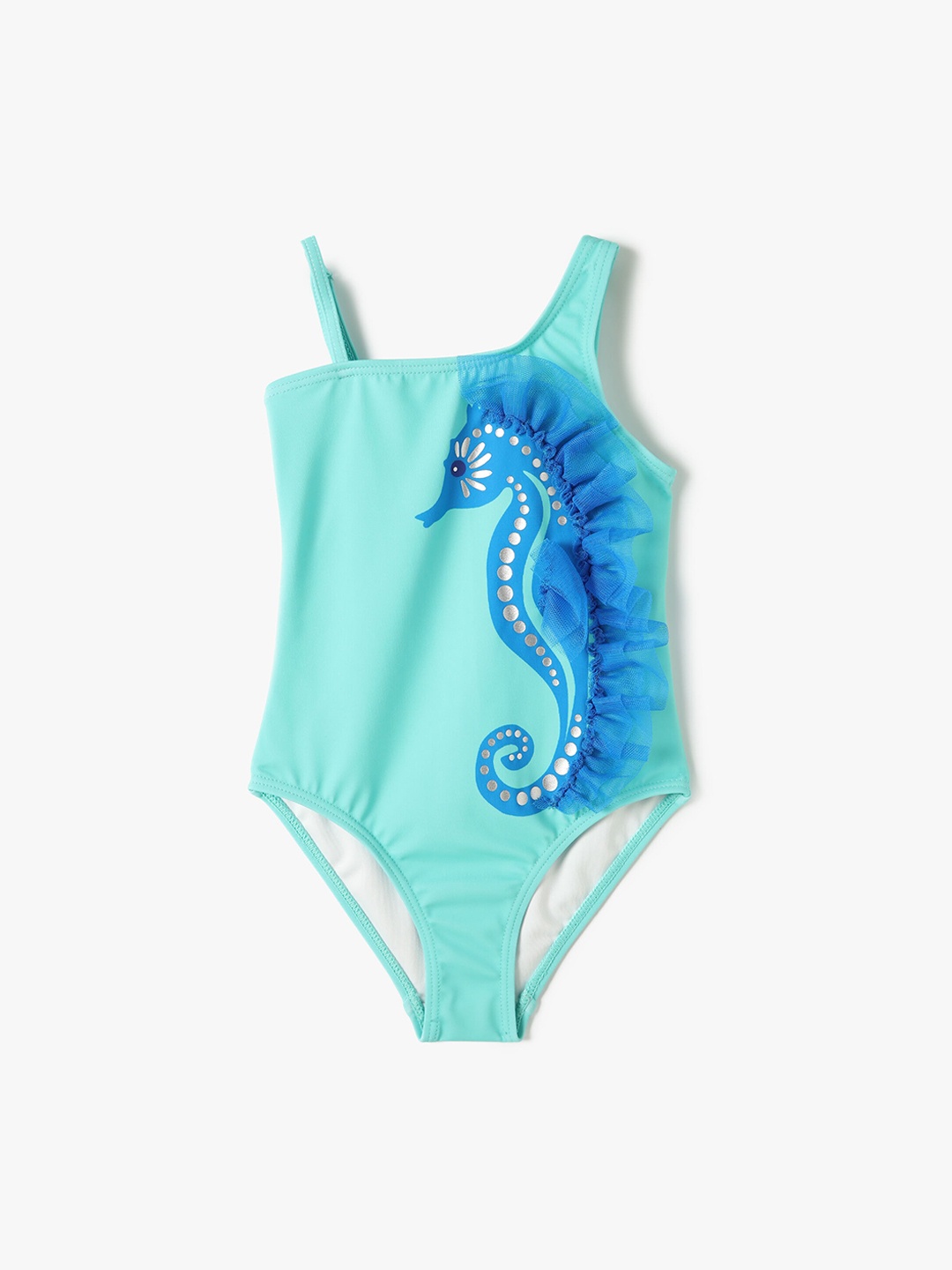 

Koton Girls Printed Body Suit, Blue
