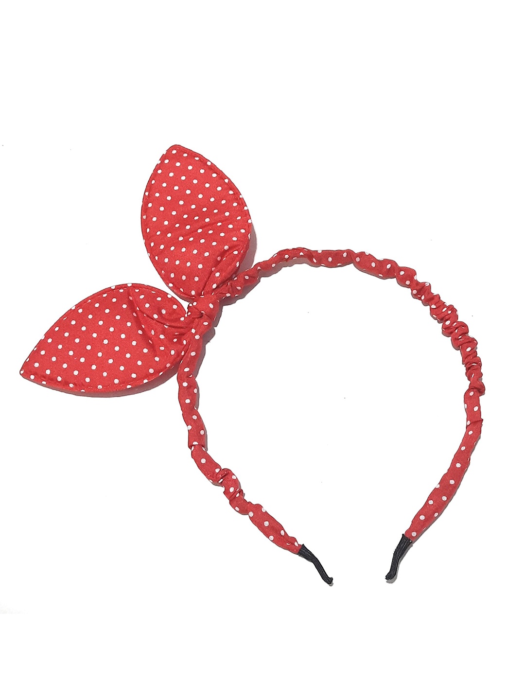 

BAESD Girls Polka Dots Printed Hairband, Red