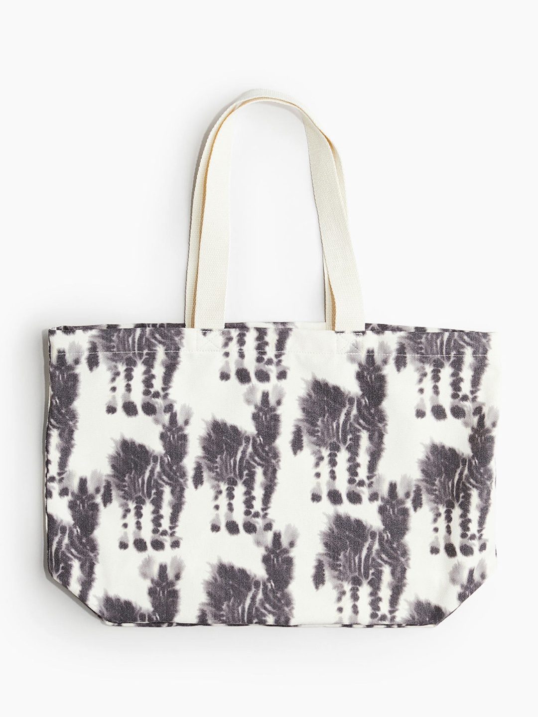 

H&M Girls Patterned Tote Bag, White
