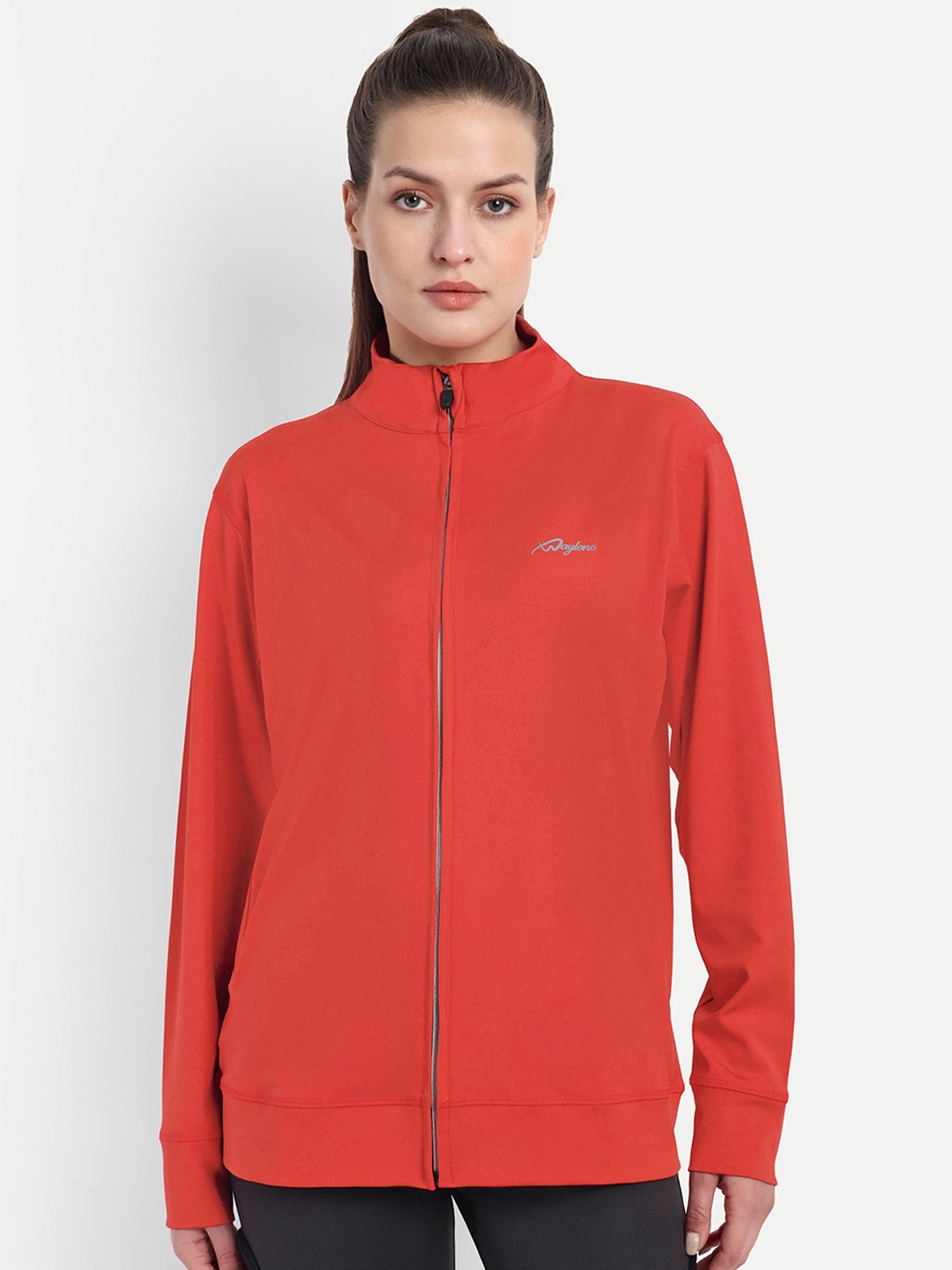 

WAYLENE Lightweight Training or Gym Sporty Jacket, Red
