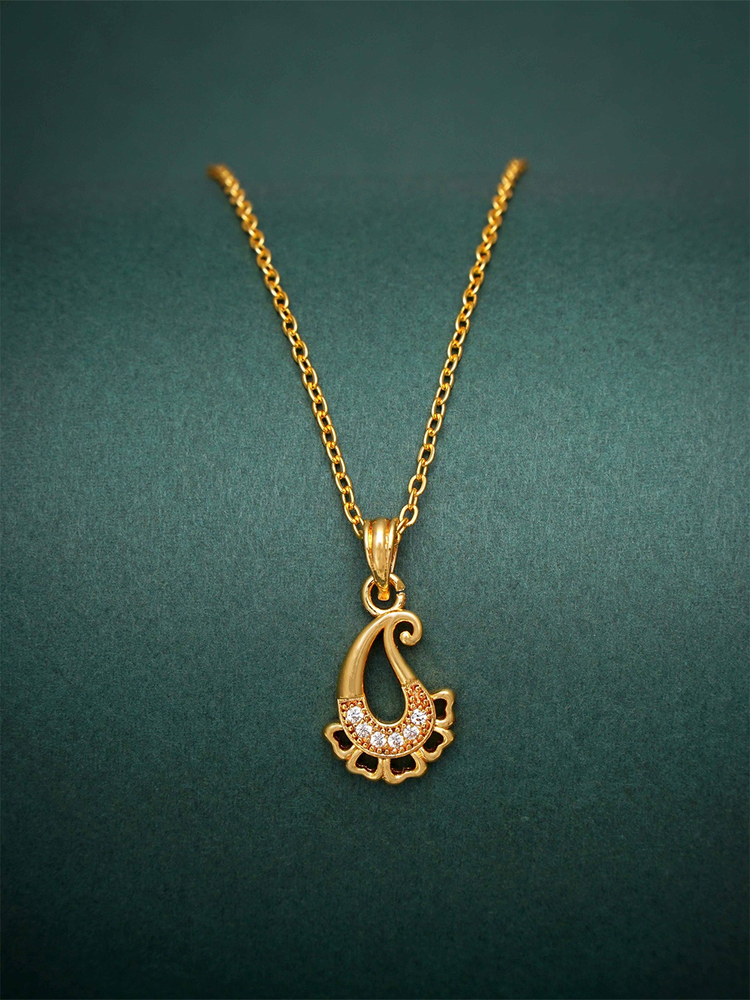 

Ramdev Art Fashion Jwellery Brass Gold-Plated Necklace