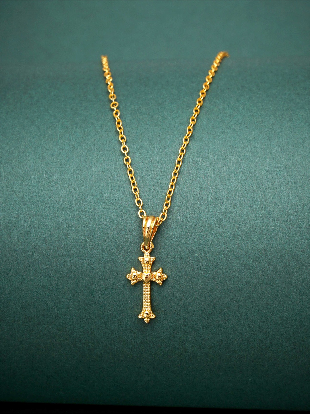 Ramdev Art Fashion Jwellery Brass Gold-Plated Necklace