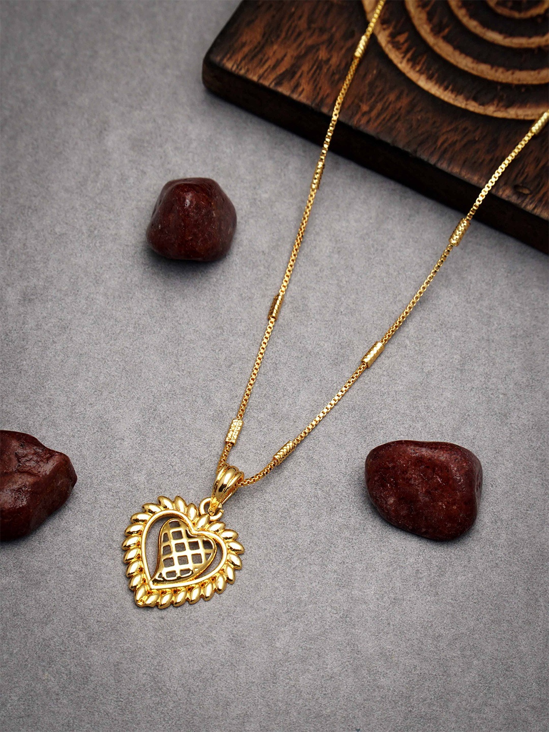 

Ramdev Art Fashion Jwellery Brass Gold-Plated Necklace