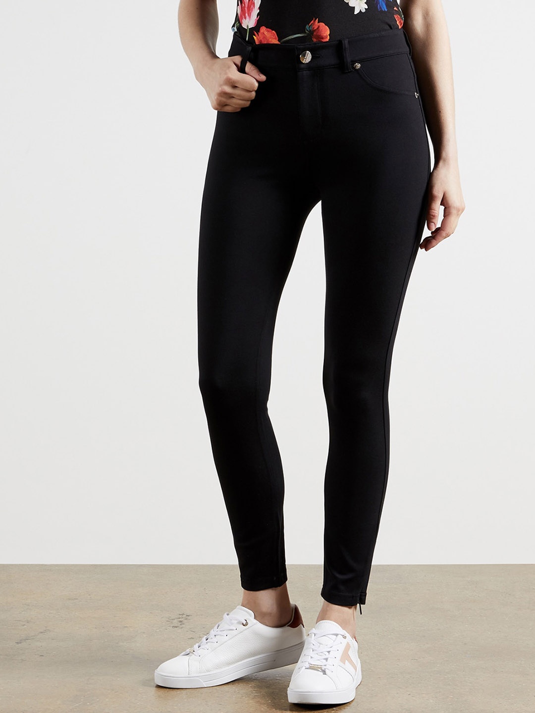 

Ted Baker Women Slim Fit Trousers, Black