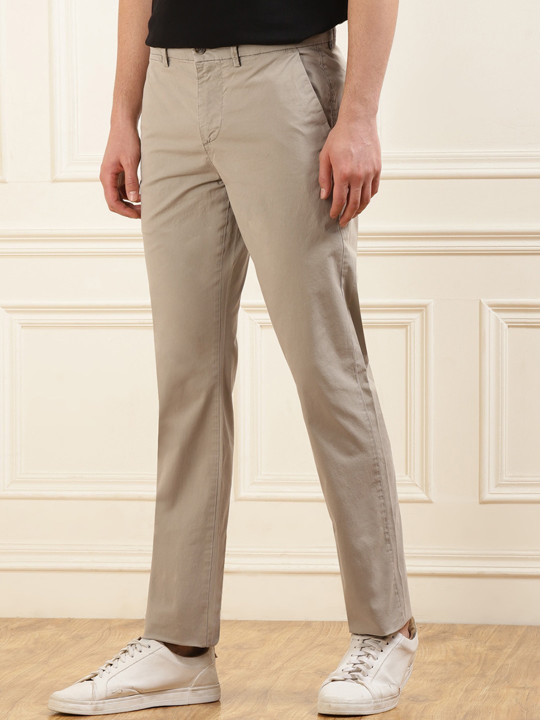 

7 For All Mankind Men Slim Fit Mid-Rise Trouser, Grey