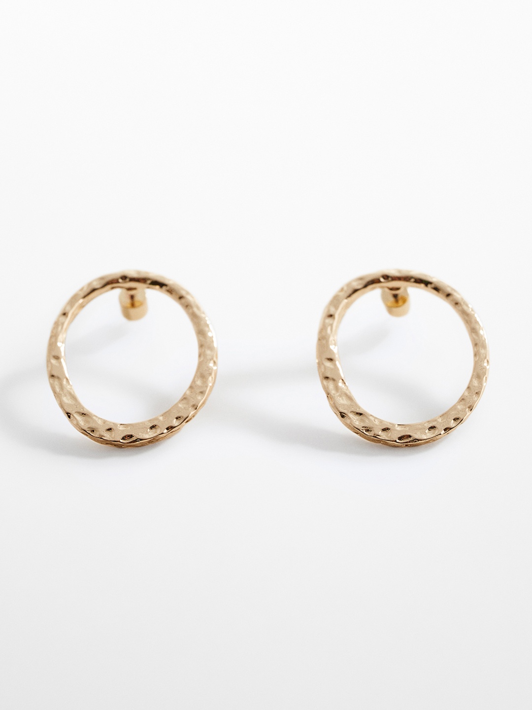 

MANGO Contemporary Drop Earrings, Gold