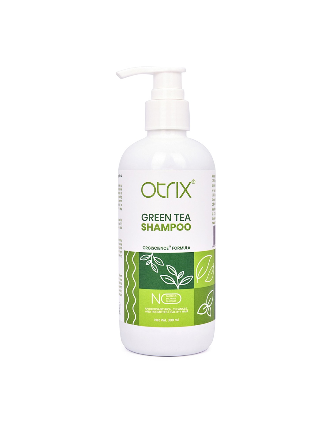 

Otrix Green Tea Shampoo - 300 ml, White