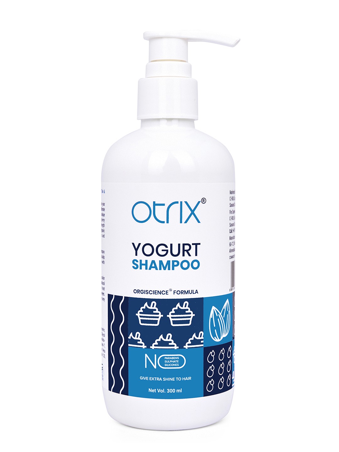 

Otrix Yogurt Nourishing Shampoo -300ml, White