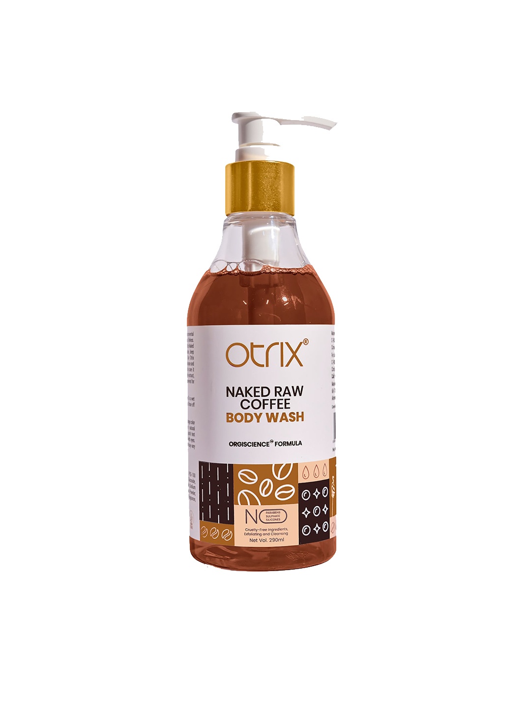 

Otrix Naked Raw Coffee Body Wash - 290ml, White