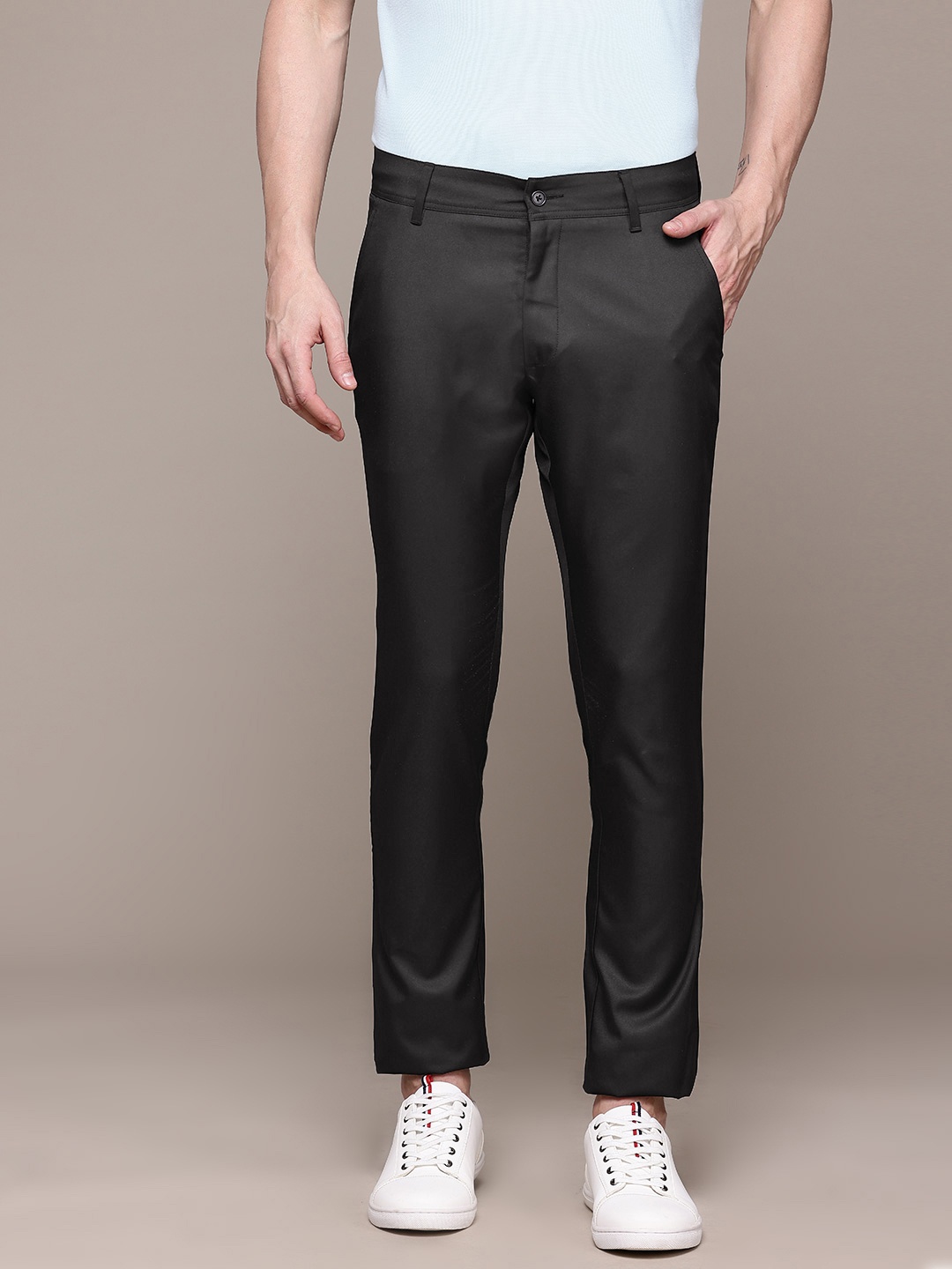 

Nautica Men Smart Casual Chinos, Black