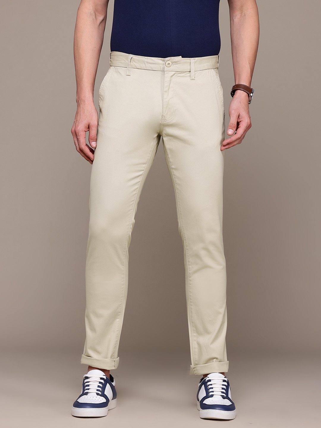 

Nautica Men Slim Fit Chinos, Beige