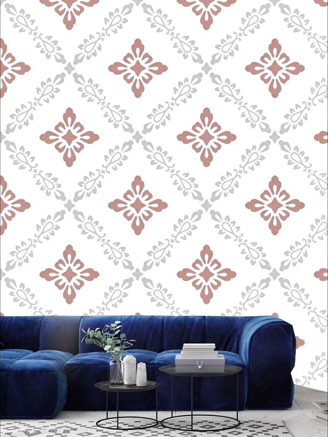 

KSHIRSA White Self Adhesive 3D Wall Sticker