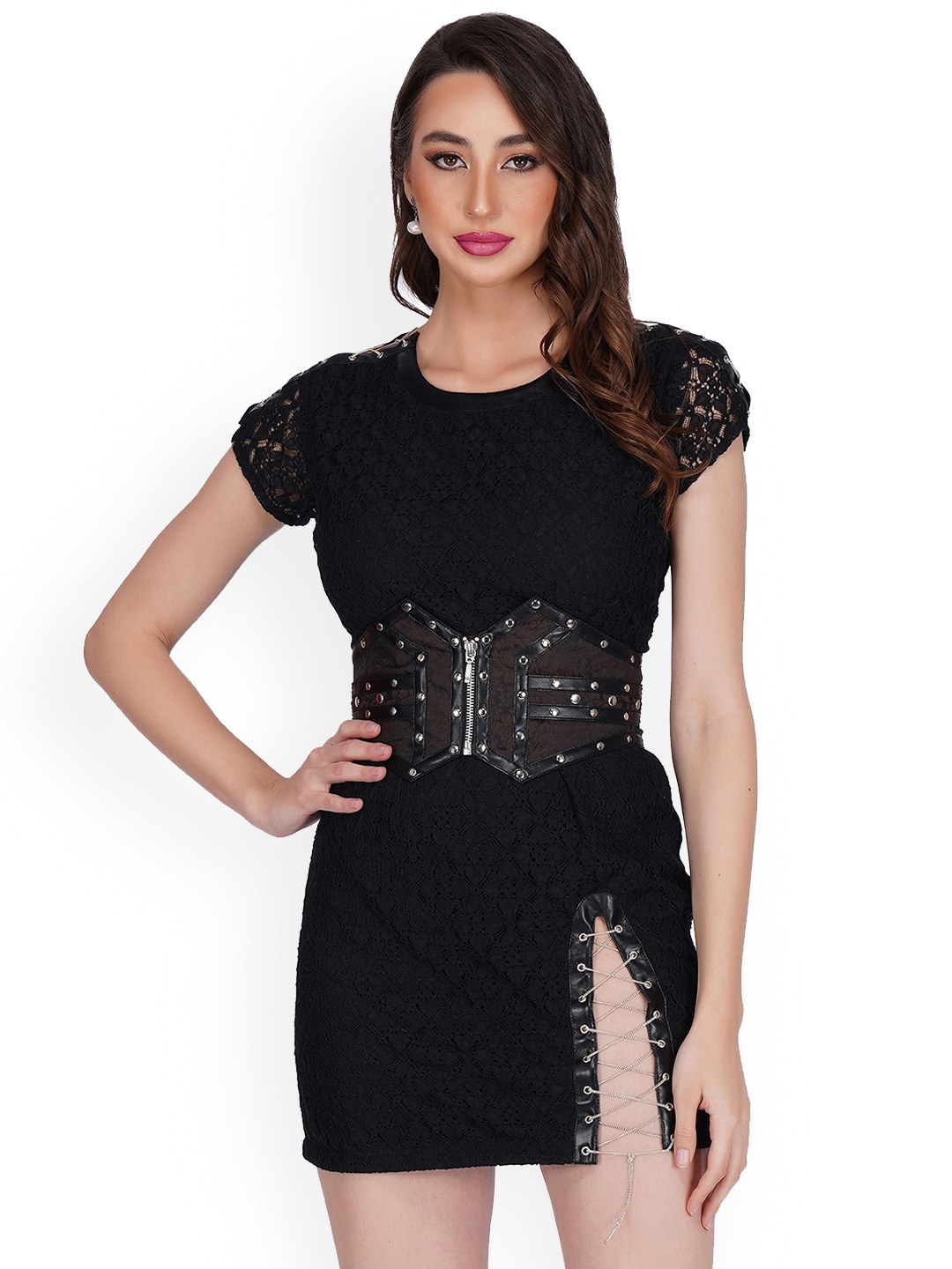 

Bunny Corset Brocade Belt, Brown