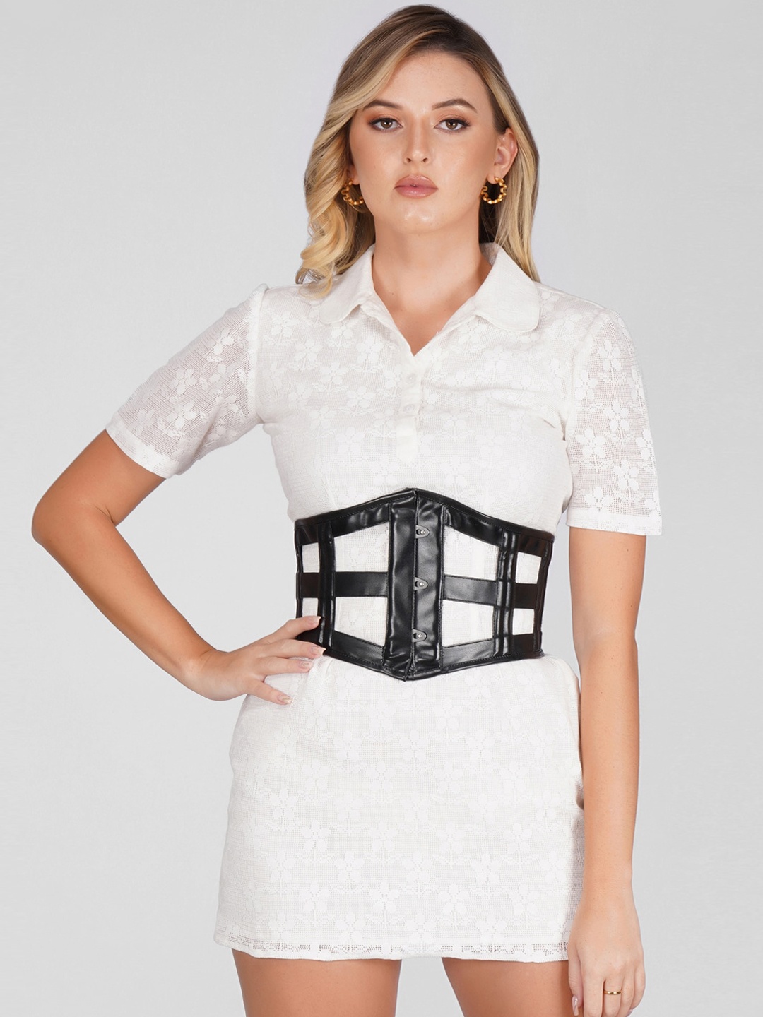 

Bunny Corset Interlock Belt, Black