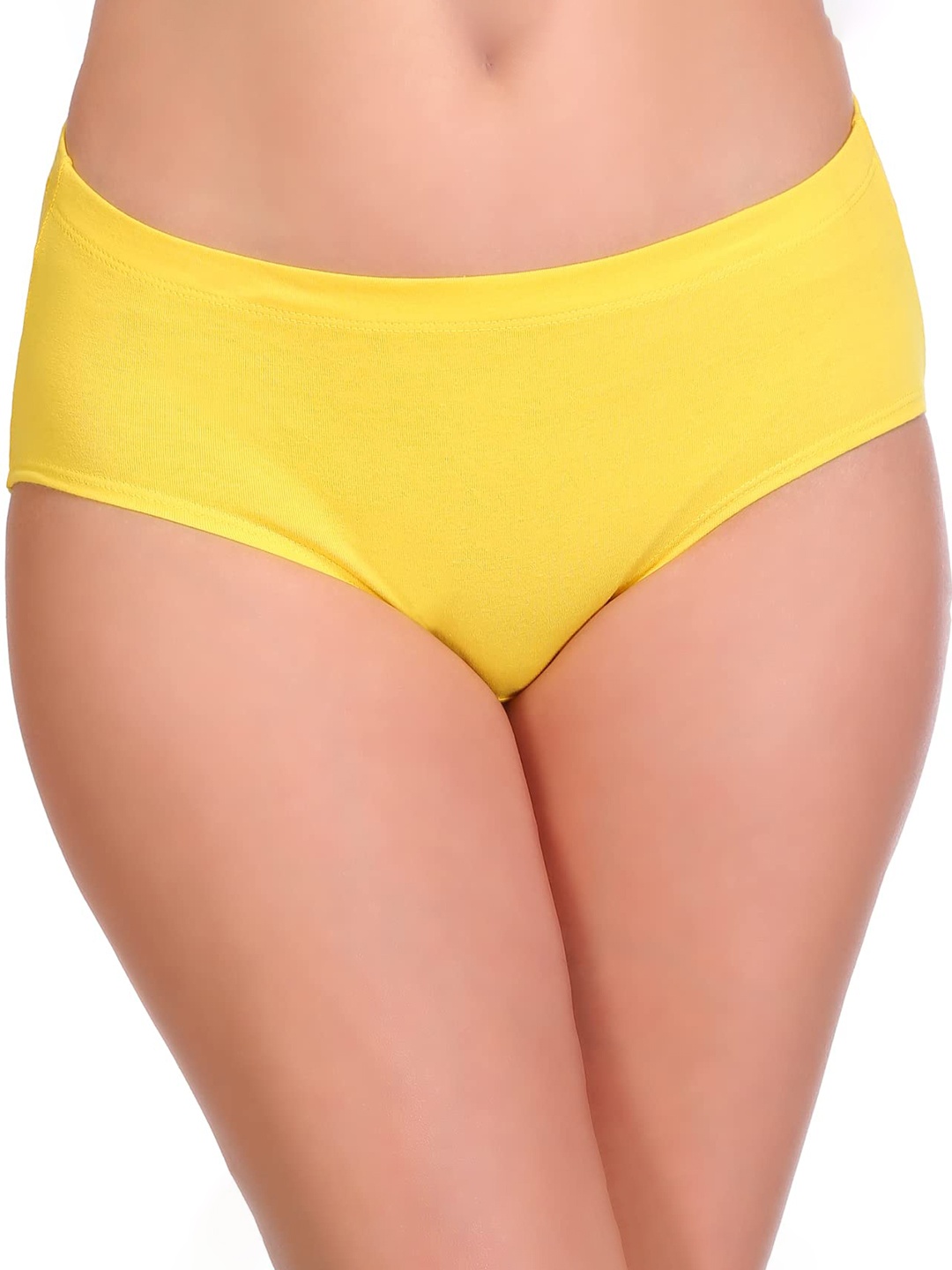 

Designer Bugs Pack Of 2 Ribbed Bikini Briefs DBP2-BRF-YL-30, Yellow