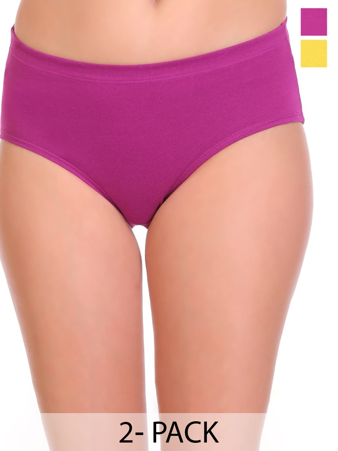 

Designer Bugs Pack Of 2 Low Waist Bikini Briefs DBP2-BRF-PY-30, Purple