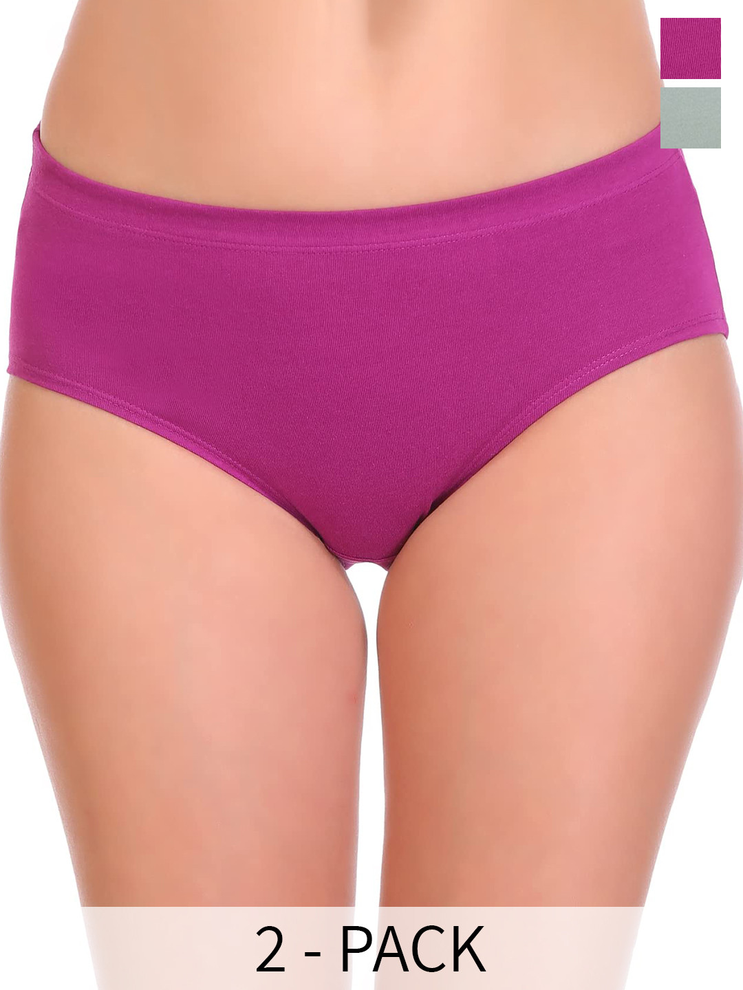

Designer Bugs Pack Of 2 Low Waist Bikini Briefs DBP2-BRF-PO-30, Purple
