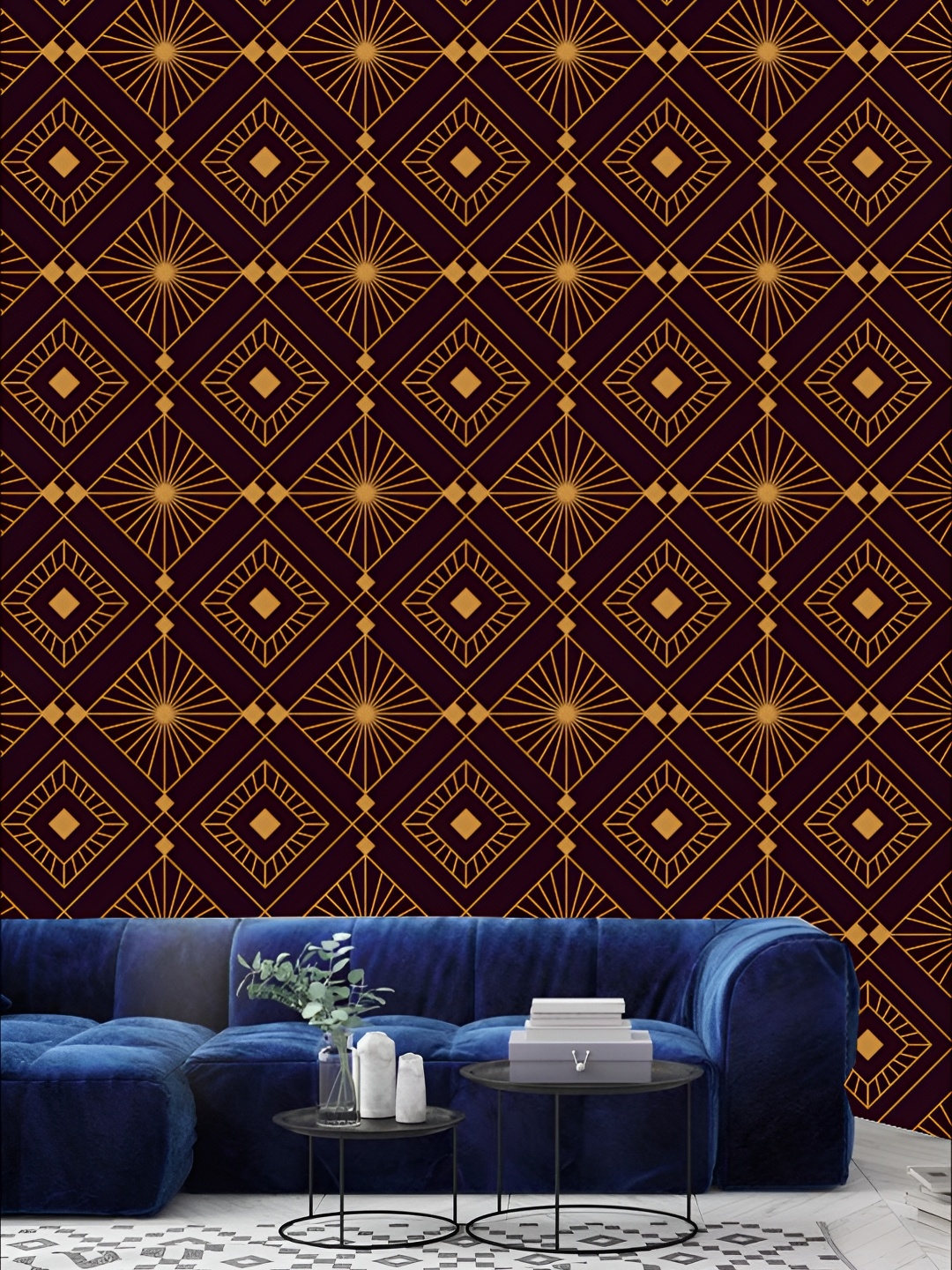 

KSHIRSA Brown Self Adhesive 3D Wall Sticker