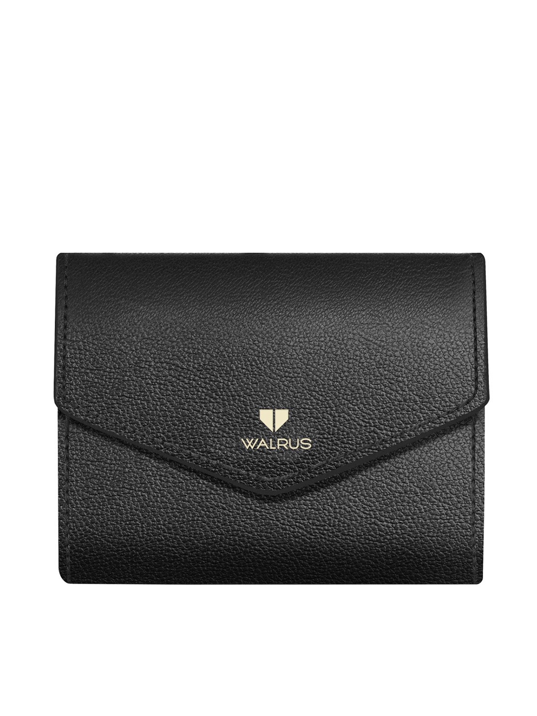 

Walrus Textured Envelope Clutch, Black