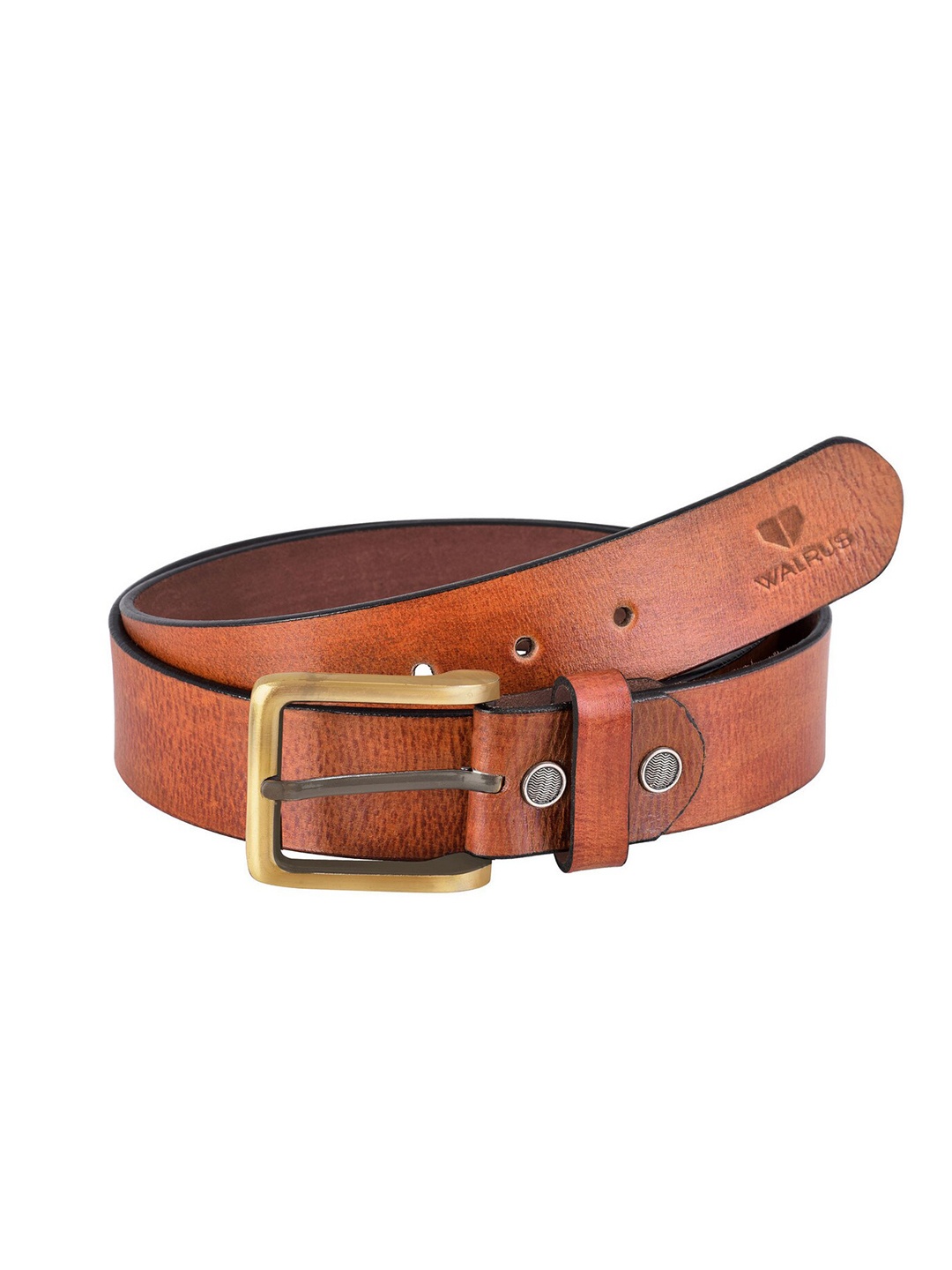 

Walrus Men Genuine Leather Belt, Tan