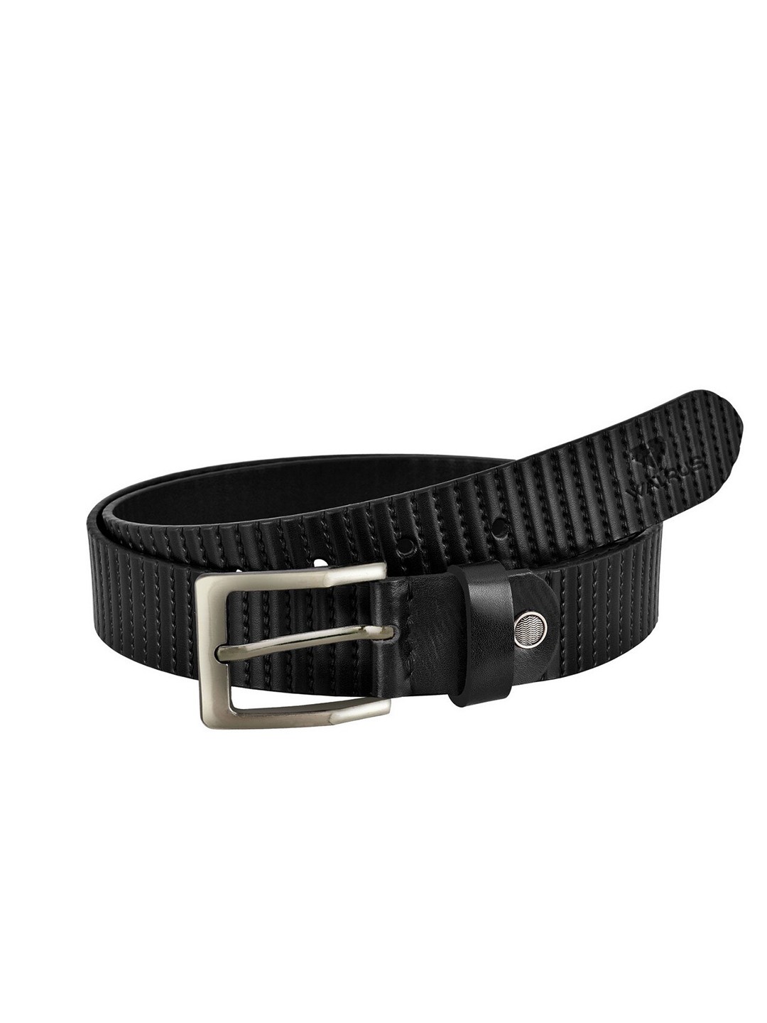 

Walrus Men Textured Genuine Leather Belt, Black