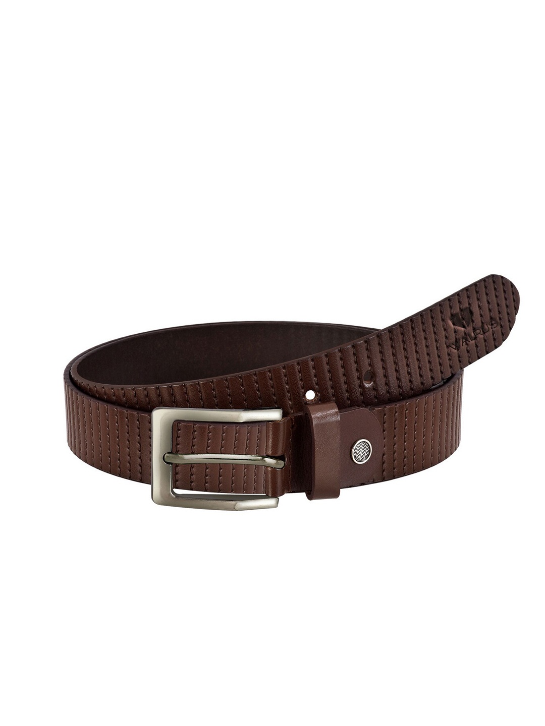 

Walrus Men Textured Genuine Leather Belt, Brown