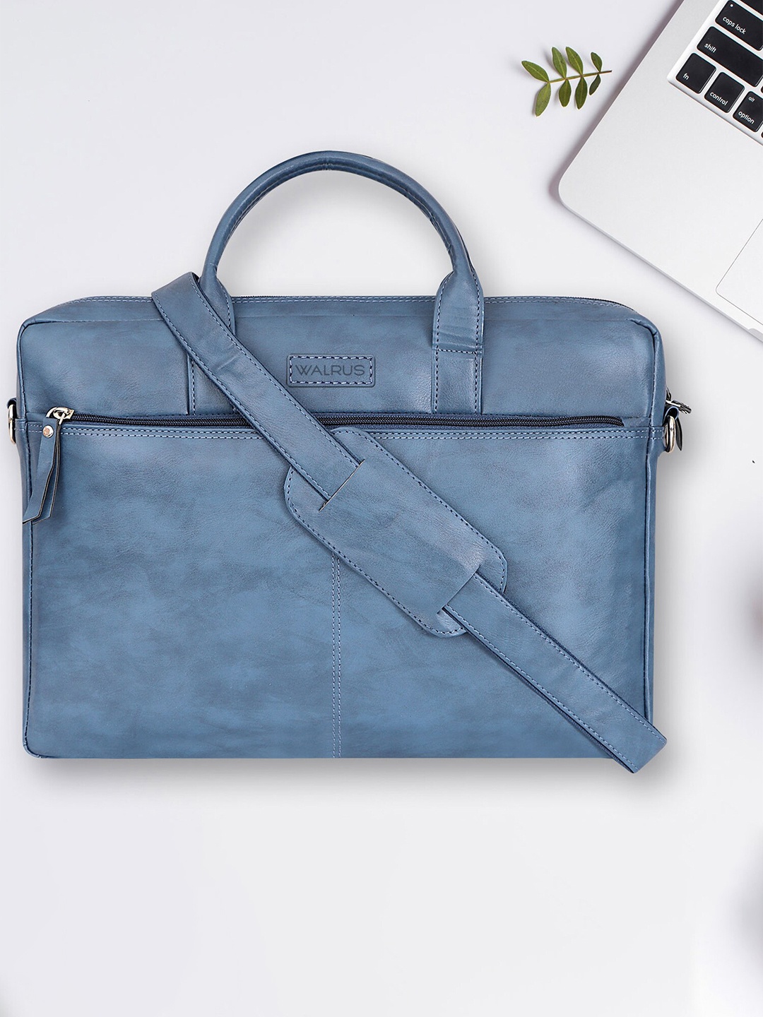 

Walrus Unisex Padded Laptop Bag Up to 15 inch, Blue