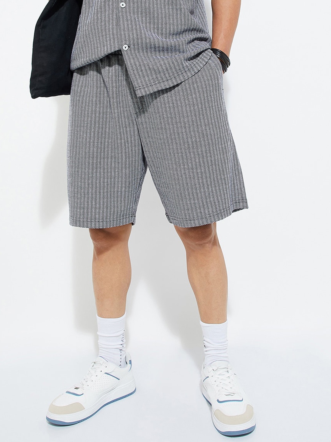 

max URB_N Men Regular Fit Knit Shorts, Black